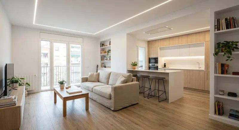 Reforma integral de sal&oacute;n en Granollers